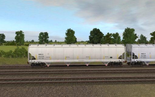 MBLX Trinity 4-Bay Plastics Hoppers