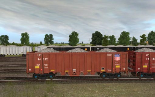 UP 94100-94449 National Steel Car 2500cf Aggregate Gondola