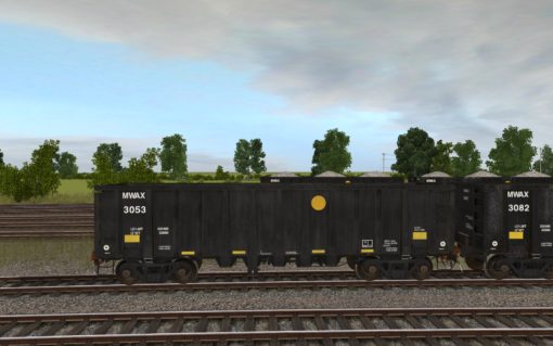 MWAX 3001-3145 National Steel Car 2500cf aggregate gondola