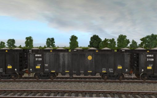 MWAX 3001-3145 National Steel Car 2500cf aggregate gondola