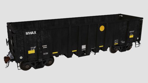 MWAX 3201-3335 National Steel Car 2500cf aggregate gondola