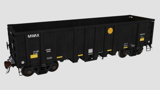 MWAX 3201-3335 National Steel Car 2500cf aggregate gondola