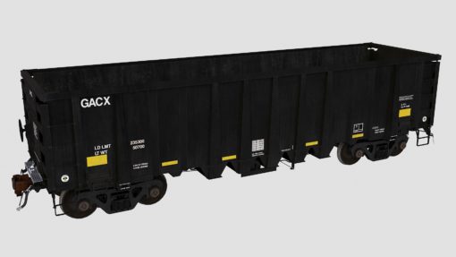 GACX 54970-55052 National Steel Car 2500cf aggregate gondola