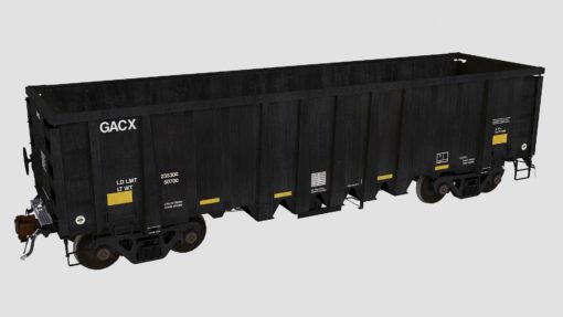 GACX 54970-55052 National Steel Car 2500cf aggregate gondola