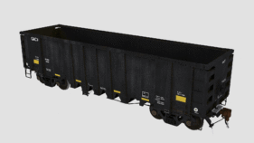 GACX 55120-55169 National Steel Car 2500cf aggregate gondola