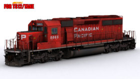 CP SD40-2 5868-5879 Modern Logo