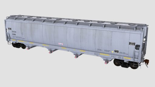 GVDX 2001-2200 Trinity 4-bay plastics hopper 5851cf