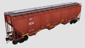 AOK 66510-66909 Greenbrier 5188cf covered hopper