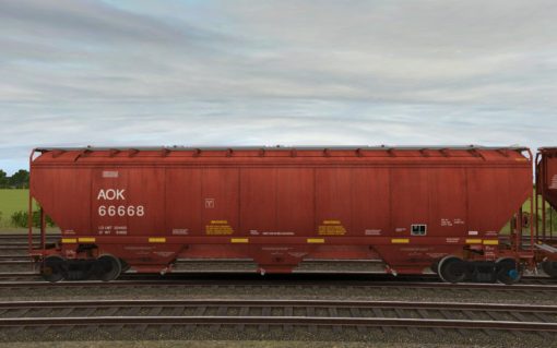 AOK 66510-66909 Greenbrier 5188cf covered hopper