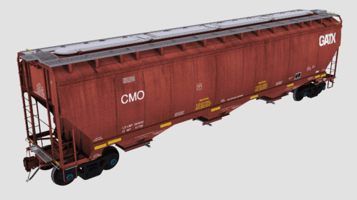 CMO 13577-13673 Greenbrier 5188cf covered hopper