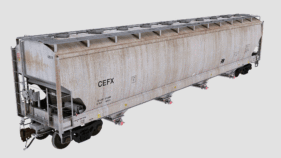 CEFX 50100-50299 Trinity 4-bay plastics hopper 6221cf