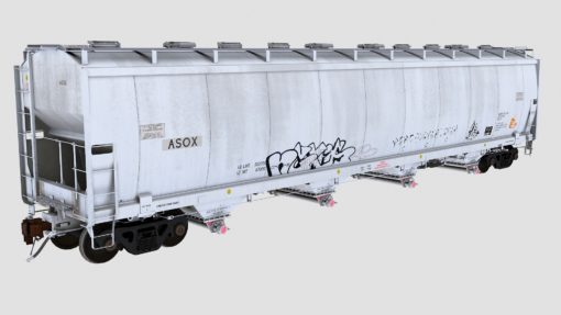 ASOX 890001-890120 Trinity 4-bay plastics hopper 5851cf