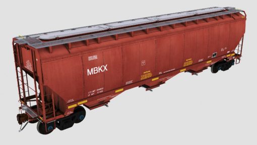 MBKX 130050-130099 Greenbrier 5188cf covered hopper