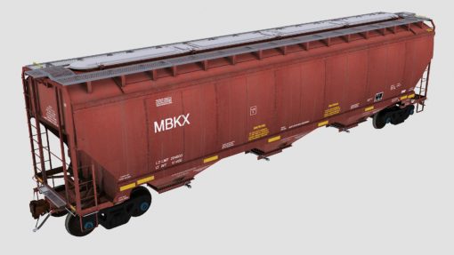 MBKX 130050-130099 Greenbrier 5188cf covered hopper