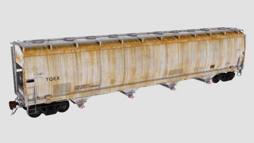 TQEX 58001-58500 Trinity 4-bay plastics hopper 5851cfTQEX 58001-58500 Trinity 4-bay plastics hopper 5851cf