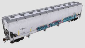 FURX 873200-873364 Trinity 4-bay plastics hopper 6221cf