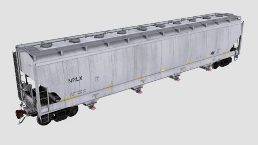 NRLX 62000-62249 Trinity 4-bay plastics hopper 6221cf