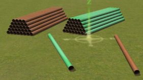 Large Pipes Scenery Items