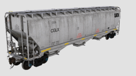 CGLX 3900-3949 Greenbrier 5188cf covered hopper