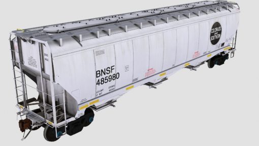 BNSF Heritage Pack #2 Greenbrier 5188cf covered hopper - Image 4
