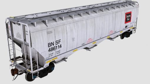 BNSF Heritage Pack #4 Greenbrier 5188cf covered hopper - Image 5