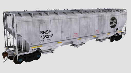 BNSF Heritage Pack #5 Greenbrier 5188cf covered hopper - Image 5