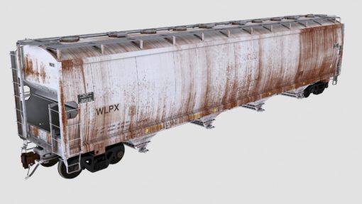 WLPX 59000-59105 Trinity 4-bay plastics hopper 5851cf (Phase 2)