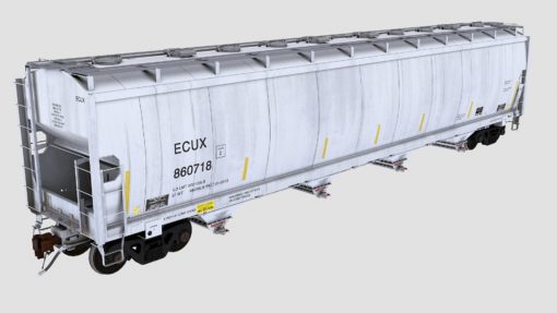 ECUX 860571-860770 Trinity 4-bay plastics hopper 5851cf (Phase 2)