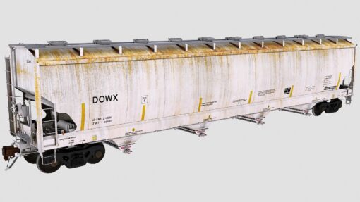 DOWX 68000-68199 Trinity 4-bay plastics hopper 6221cf (Phase 1)