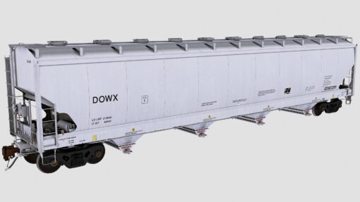 DOWX 68000-68199 Trinity 4-bay plastics hopper 6221cf (Phase 1)