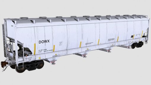 DOWX 68000-68199 Trinity 4-bay plastics hopper 6221cf (Phase 1)