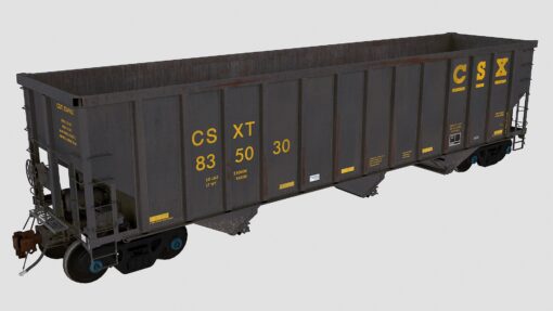 CSXT 834700-835199 FCA 3-bay open hopper 3744cf