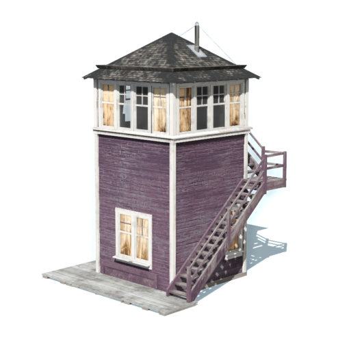 CP Rail Manual Interlocking Tower