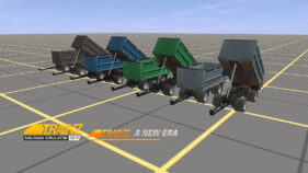 Dump Trailers for KW W900 Dump Trucks