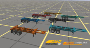 Eight Wheeled Container Trailer Pack Image