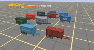 Eight Wheeled Container Trailers Image
